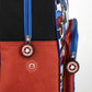 Mochila Infantil Marvel com Bolso Transparente - Personalizável com Nome