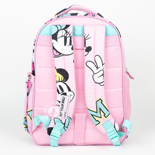 Mochila Escolar Minnie Team - Personalizável com Nome