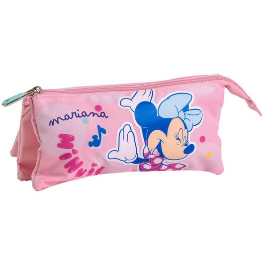 Estojo Triplo Minnie Personalizado