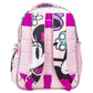 Mochila Escolar 42 cm Minnie Vintage Rosa – Personalizável com Nome