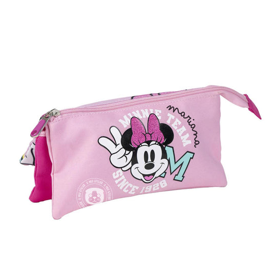 Estojo Triplo Minnie Personalizado