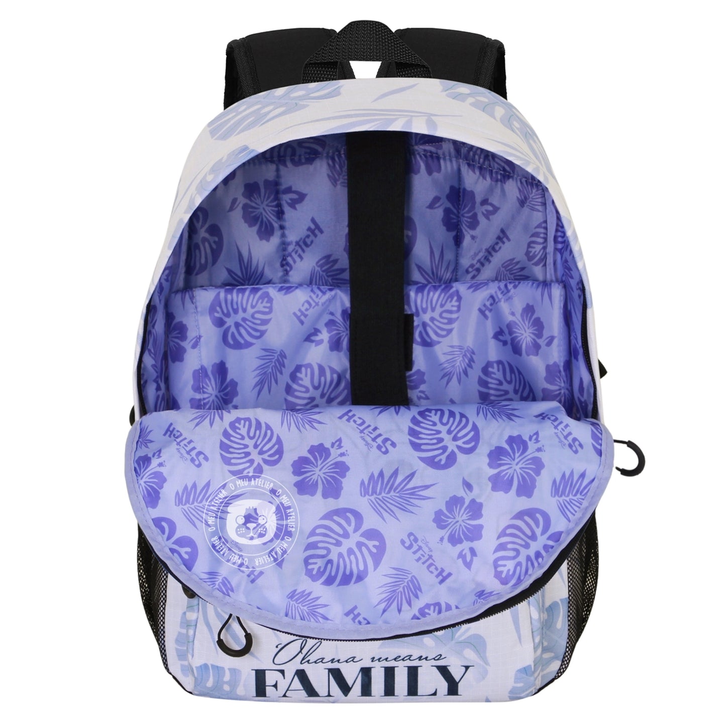 Mochila Escolar Grande Stitch & Lilo Personalizada
