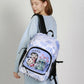 Mochila Escolar Grande Stitch & Lilo Personalizada
