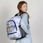 Mochila Escolar Grande Stitch & Lilo Personalizada