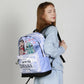 Mochila Personalizada Lilo & Stitch – "Ohana Means Family" com Nome