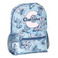 Mochila Stitch & Angel Azul Personalizada com Nome – Modelo Infantil