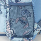 Mochila Stitch & Angel Azul Personalizada com Nome – Modelo Infantil