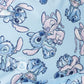 Mochila Stitch & Angel Azul Personalizada com Nome – Modelo Infantil