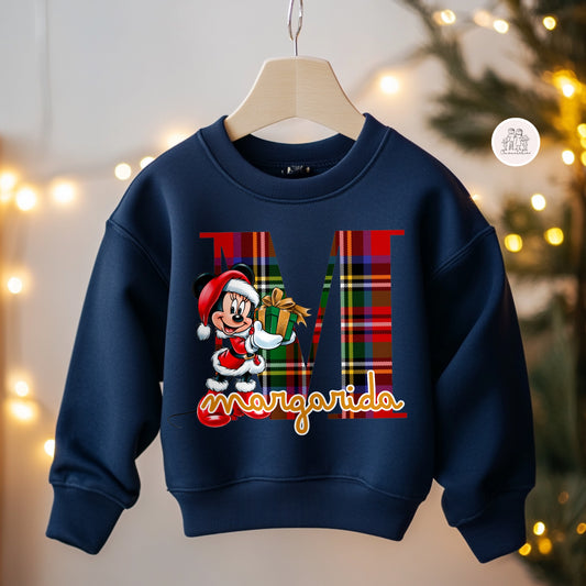 Camisola Personalizada de Natal “Mickey & Minnie”