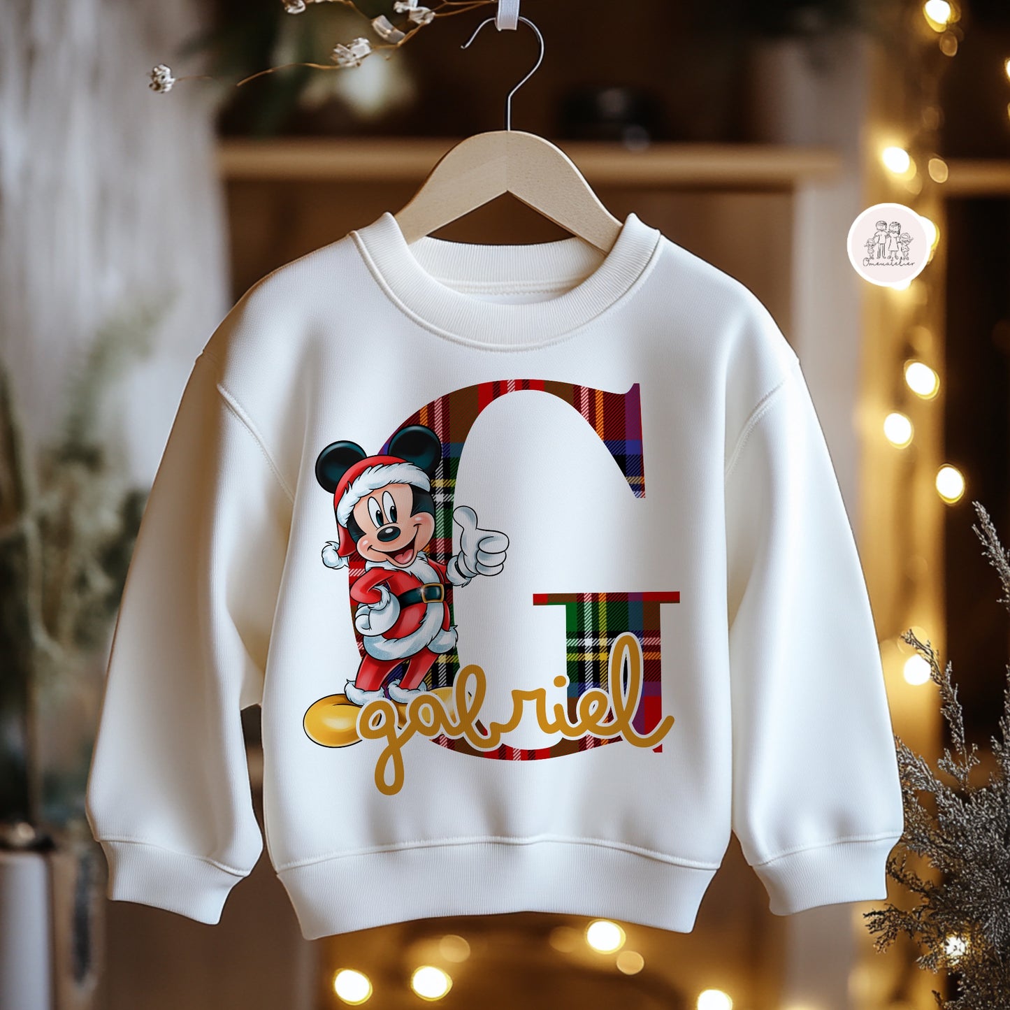 Camisola Personalizada de Natal “Mickey & Minnie”