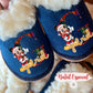 Pantufas da serra personalizadas "Mickey & Minnie"