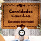 Tapete de entrada personalizado “Convidados risonhos…”