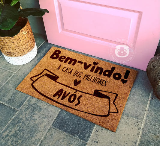 Tapete de entrada personalizado “Melhores Avós”