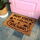 Tapete de entrada personalizado “Aqui vivem os melhores…”