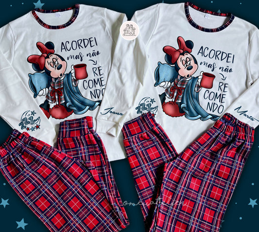 Pijama de Natal Personalizado “Acordei mas não recomendo”