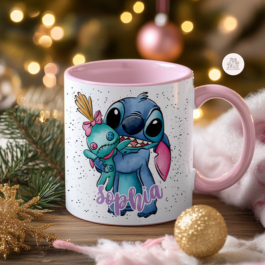 Caneca de cerâmica personalizada “Stitch”