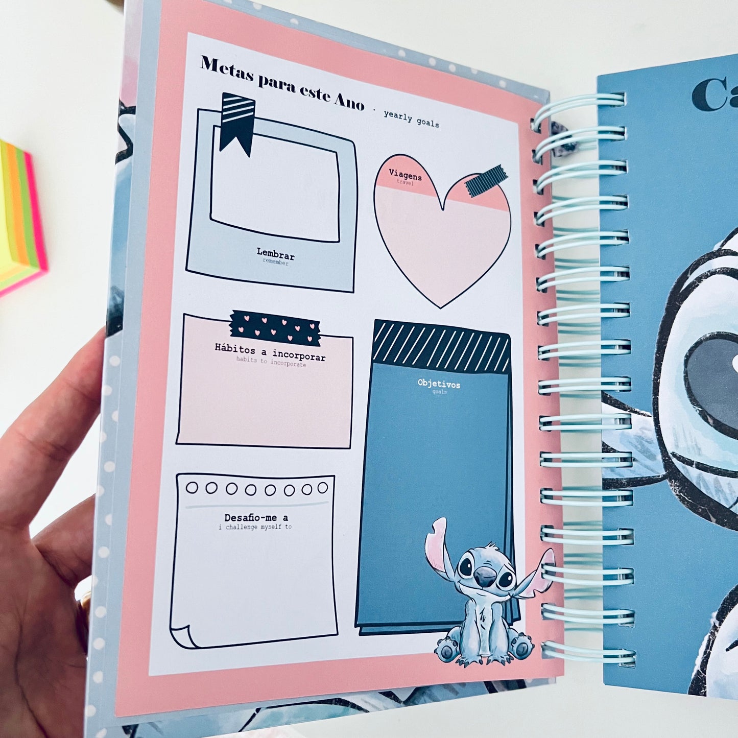 Agenda A5 personalizada “Stitch”