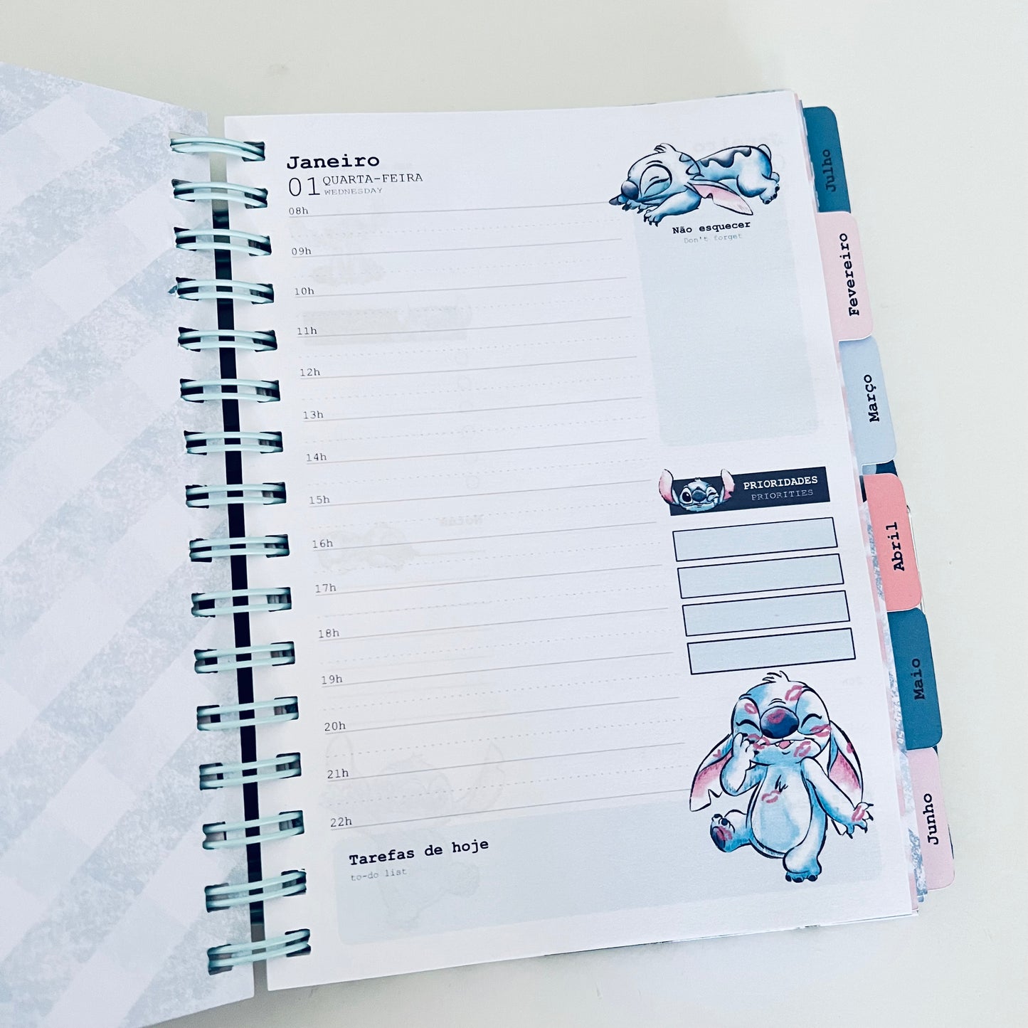 Agenda A5 personalizada “Stitch”