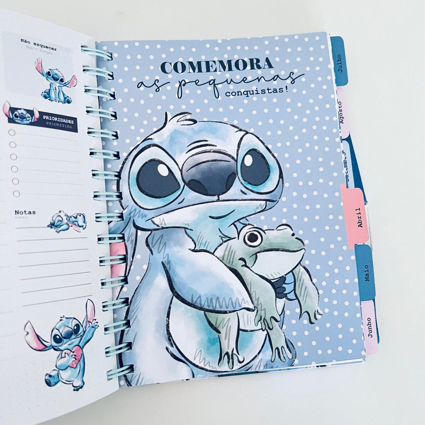 Agenda A5 personalizada “Stitch”