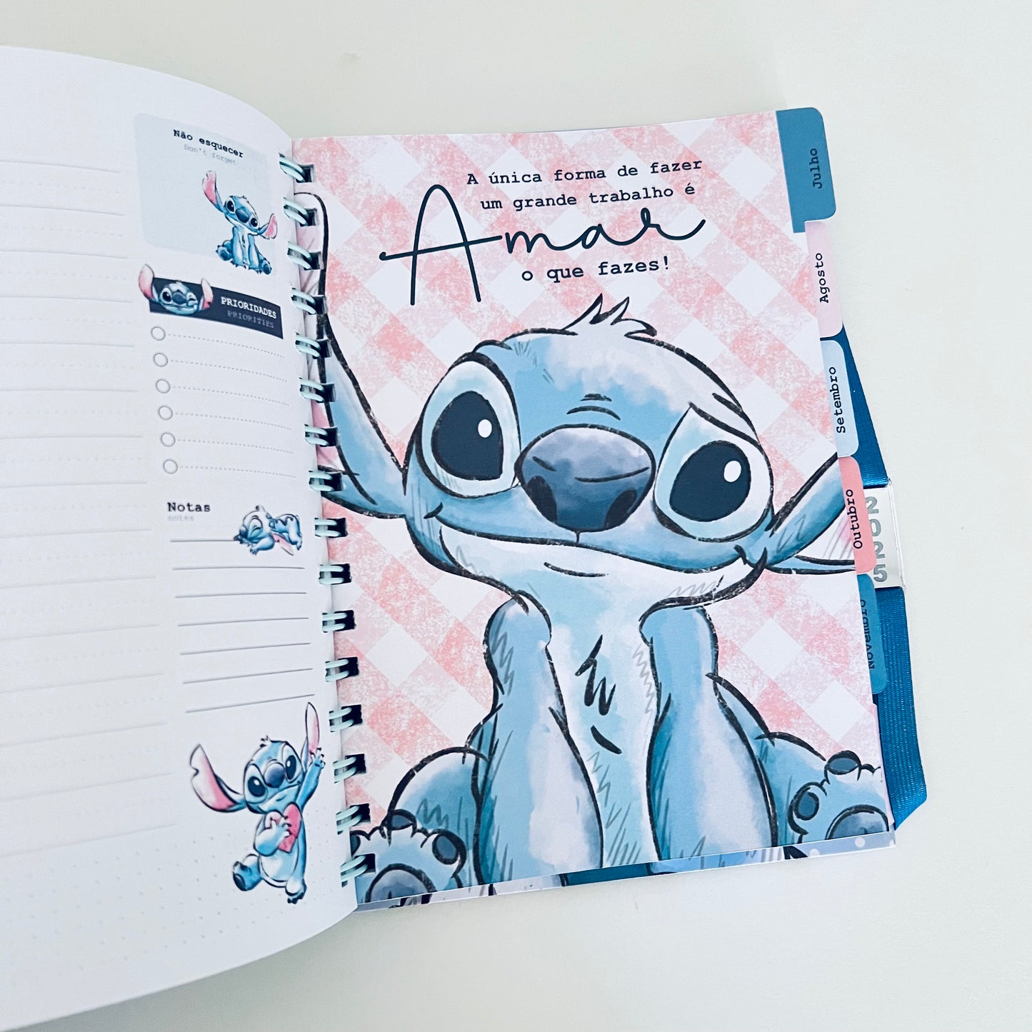 Agenda A5 personalizada “Stitch”