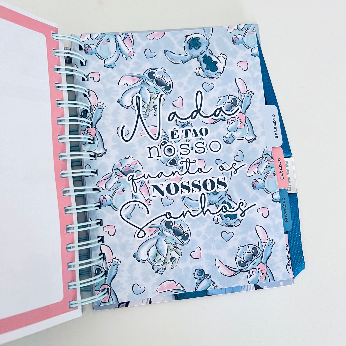 Agenda A5 personalizada “Stitch”