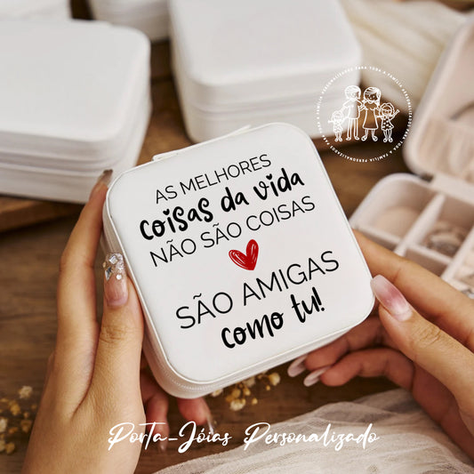 Porta-Jóias personalizado “Amigas como tu”