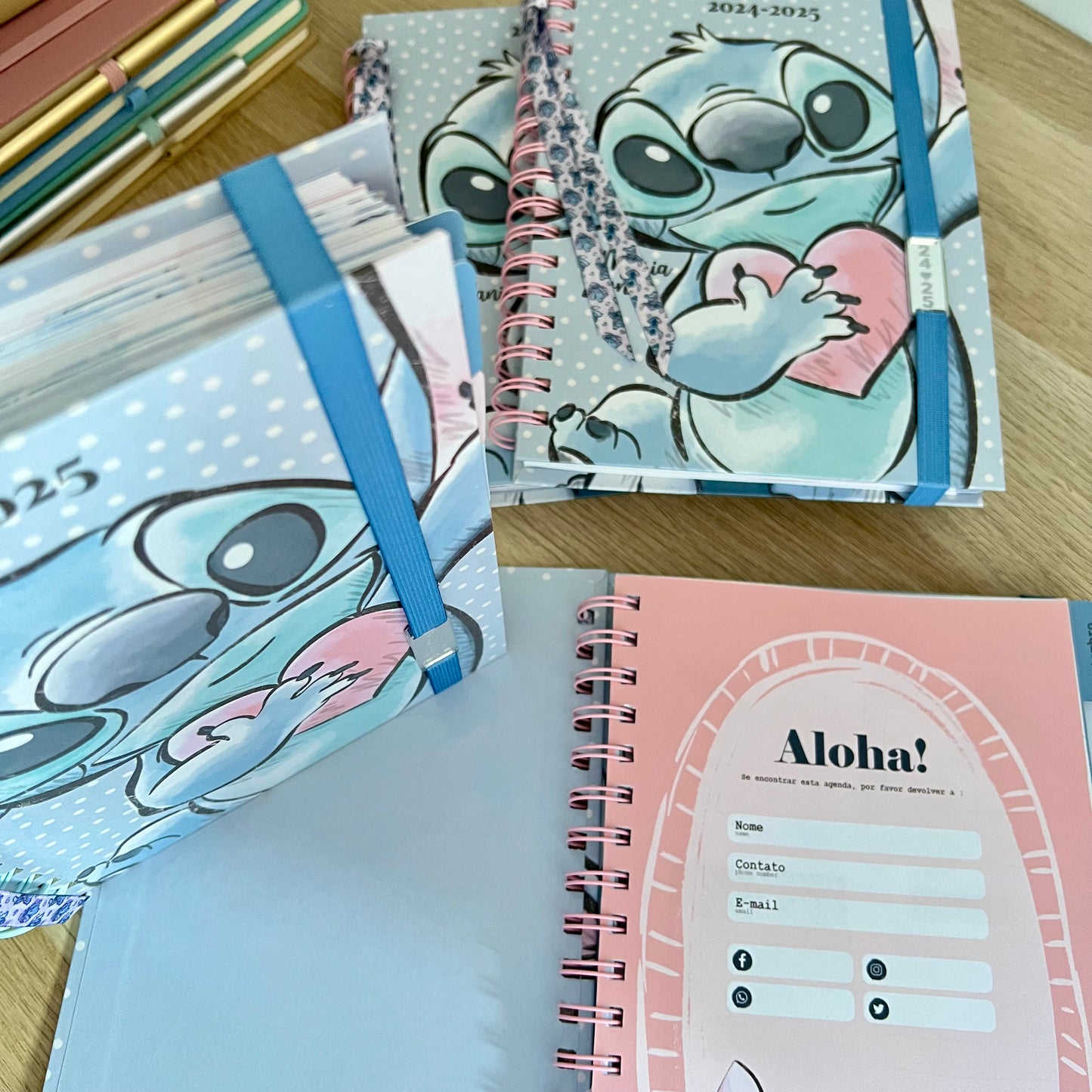 Agenda A5 personalizada “Stitch”