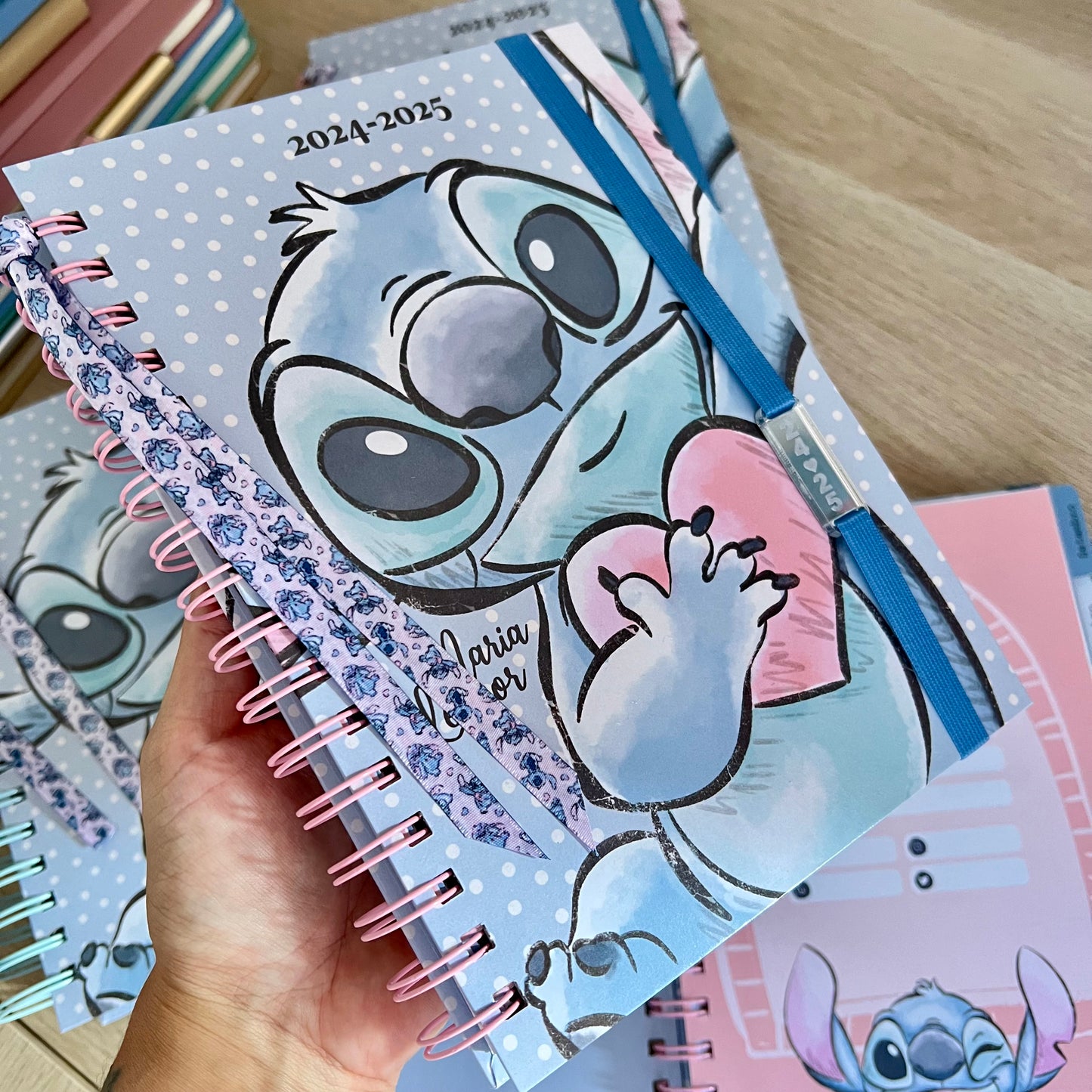 Agenda A5 personalizada “Stitch”