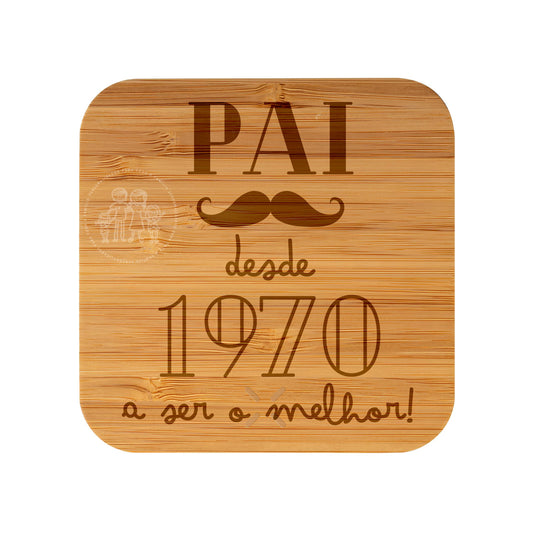Carregador Wireless Personalizado “Pai desde… A ser o Melhor!”