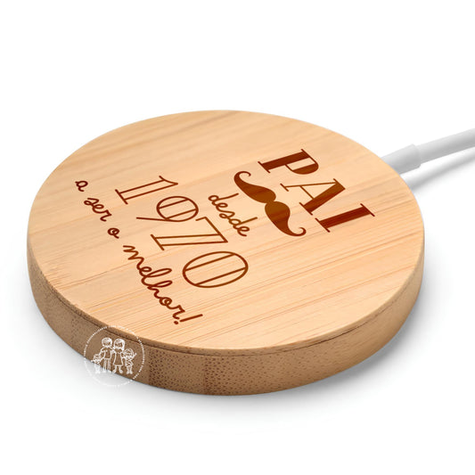 Carregador Wireless Magnético “Pai desde… a ser o Melhor!”