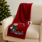 Manta Personalizada de Natal com Nome – Ursinho Fofo