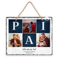 Placa de Ardósia Personalizada 25x30cm - Dia do Pai