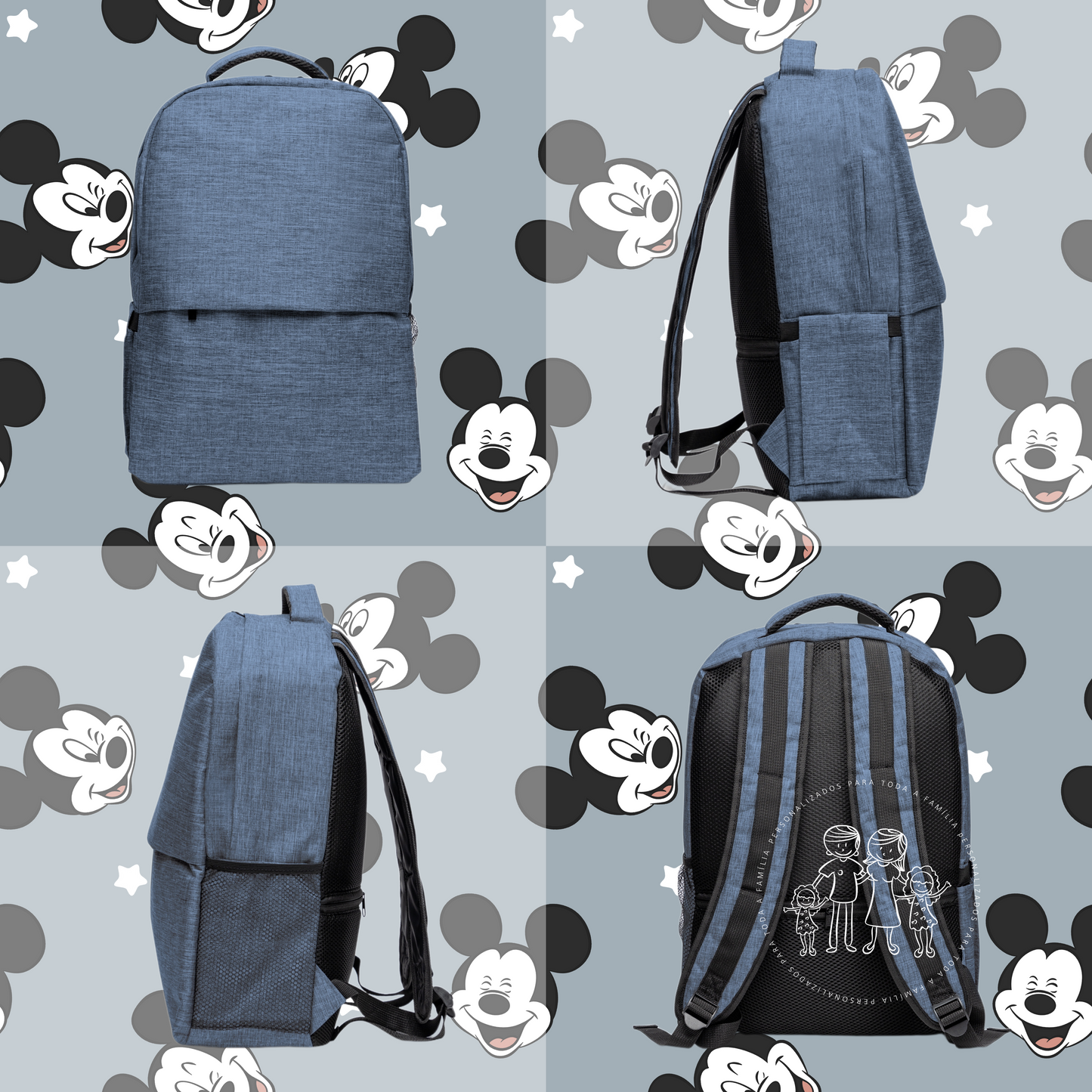 Mochila Mickey C/ Nome