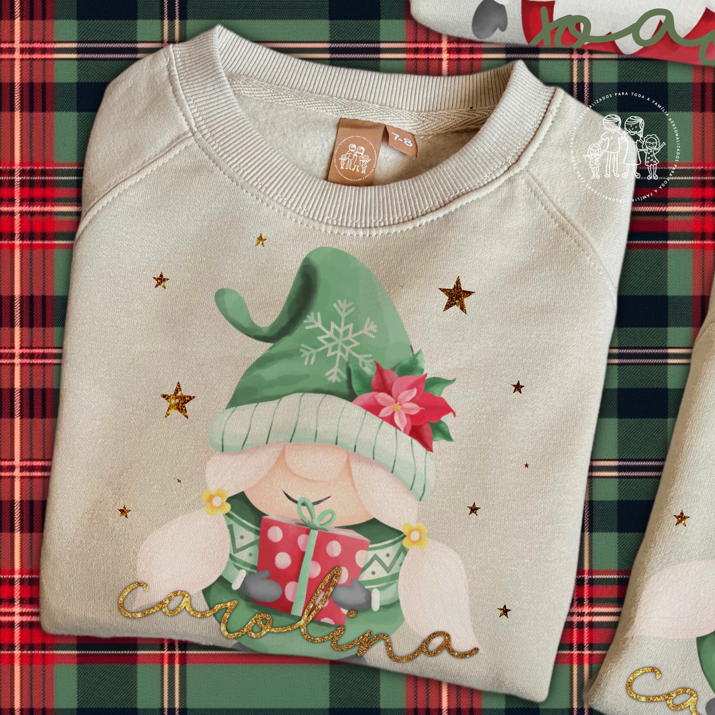 Camisola de Natal personalizada “Gnomo“