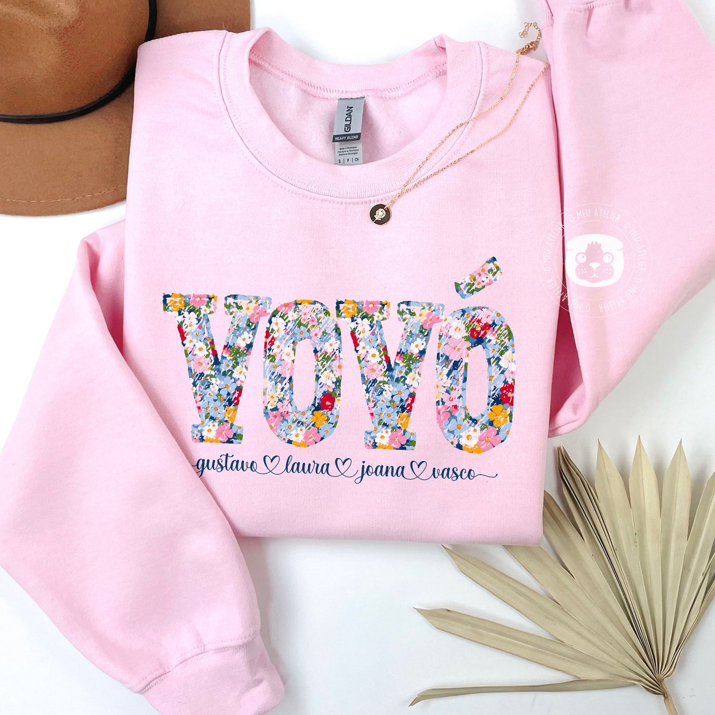 Sweatshirt Personalizada com Nome – Mamã, Vovó ou Quem Tu Quiseres!