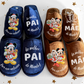 Chinelos de Natal personalizados Pais “Uso exclusivo”