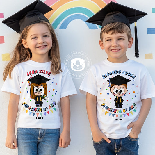 T-shirt Finalistas 2025 Personalizada