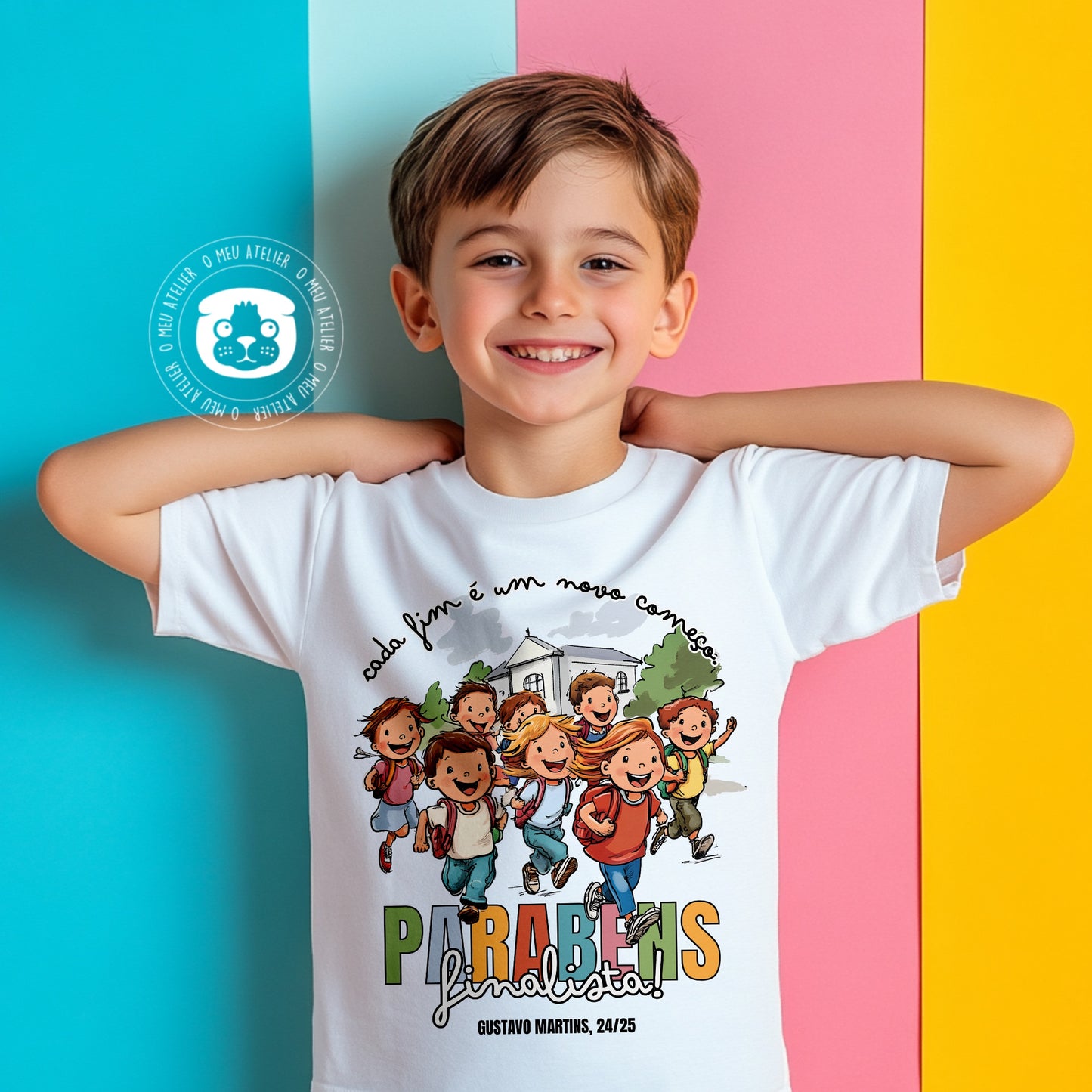 T-shirt Finalistas 2025 Personalizada