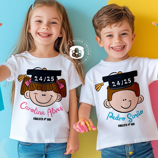 T-shirt Finalistas 2025 Personalizada