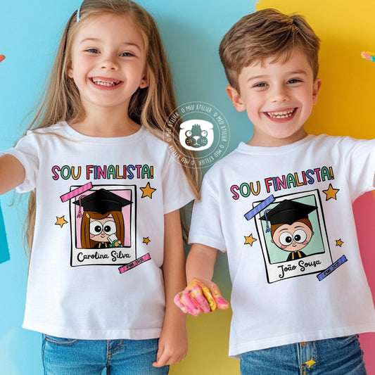 T-shirt Finalistas 2025 Personalizada
