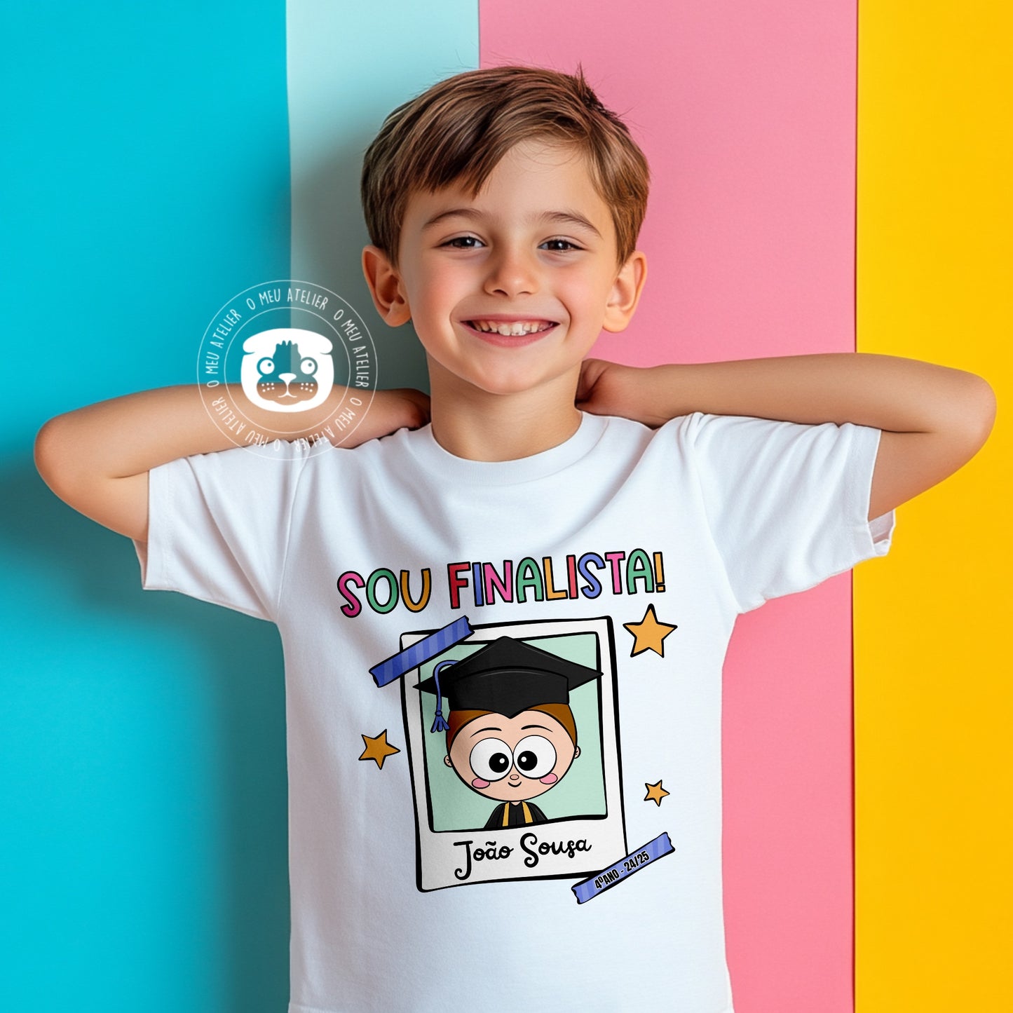 T-shirt Finalistas 2025 Personalizada