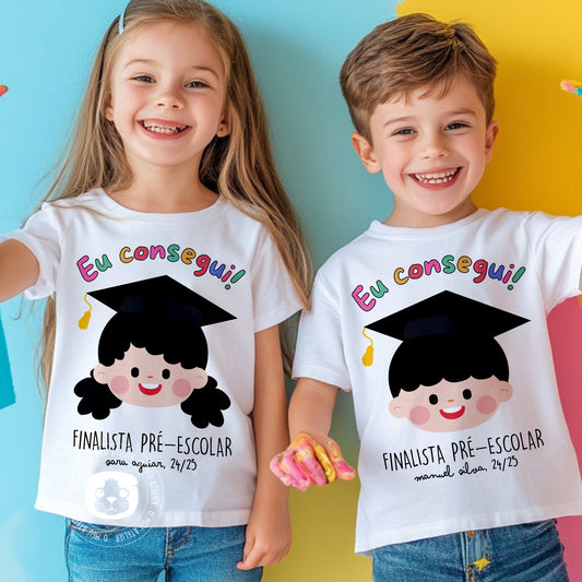 T-shirt Finalistas 2025 Personalizada