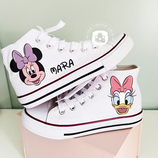 Sapatilhas Personalizadas – Estilo Clássico de Cano Alto