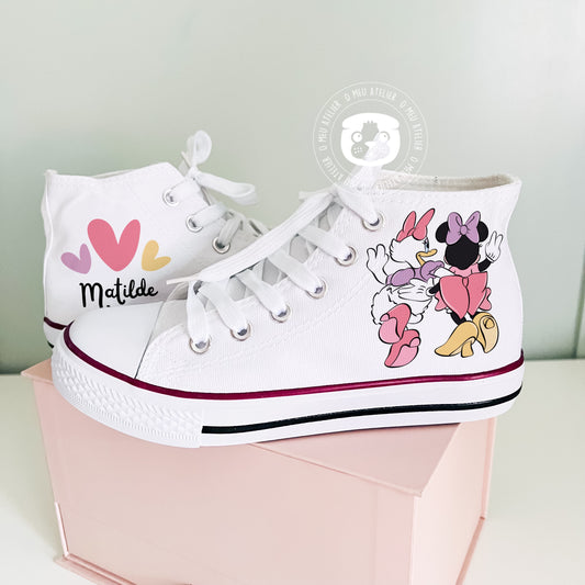 Sapatilhas Personalizadas – Estilo Clássico de Cano Alto