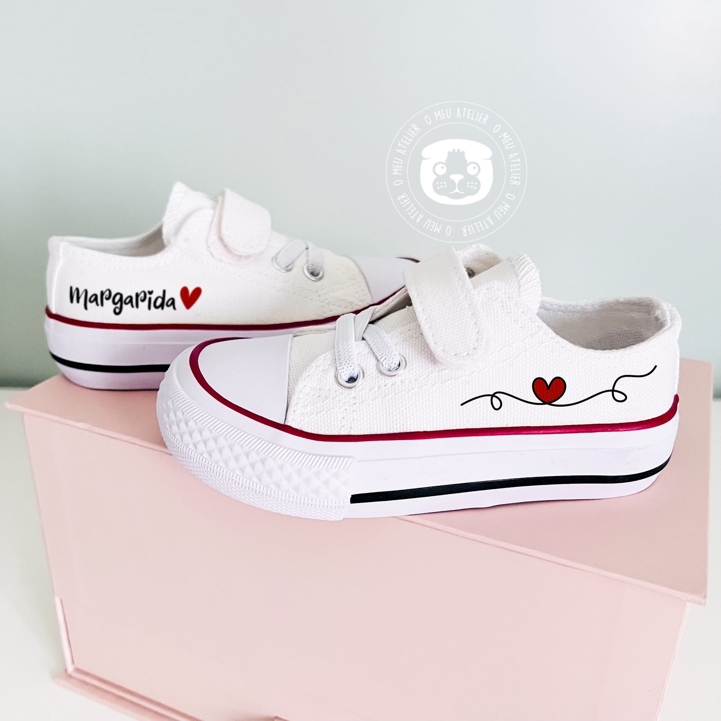 Sapatilhas Personalizadas – Estilo Clássico de Cano Baixo