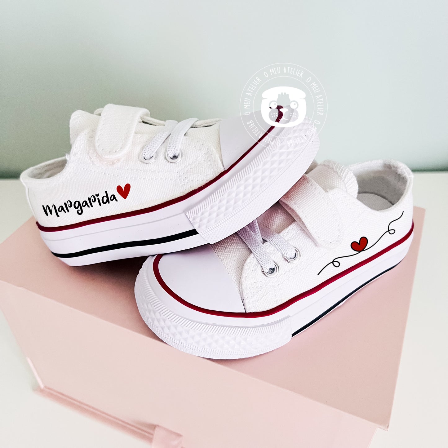 Sapatilhas Personalizadas – Estilo Clássico de Cano Baixo