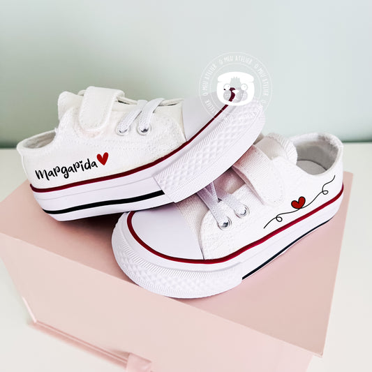 Sapatilhas Personalizadas – Estilo Clássico de Cano Baixo