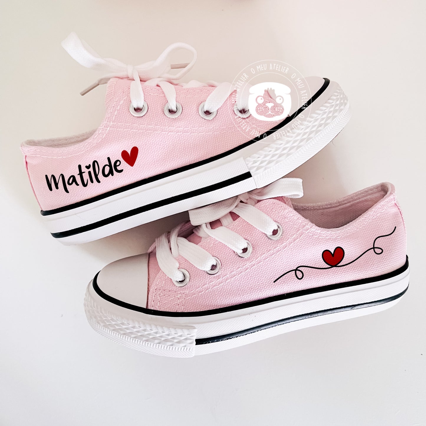 Sapatilhas Personalizadas – Estilo Clássico de Cano Baixo