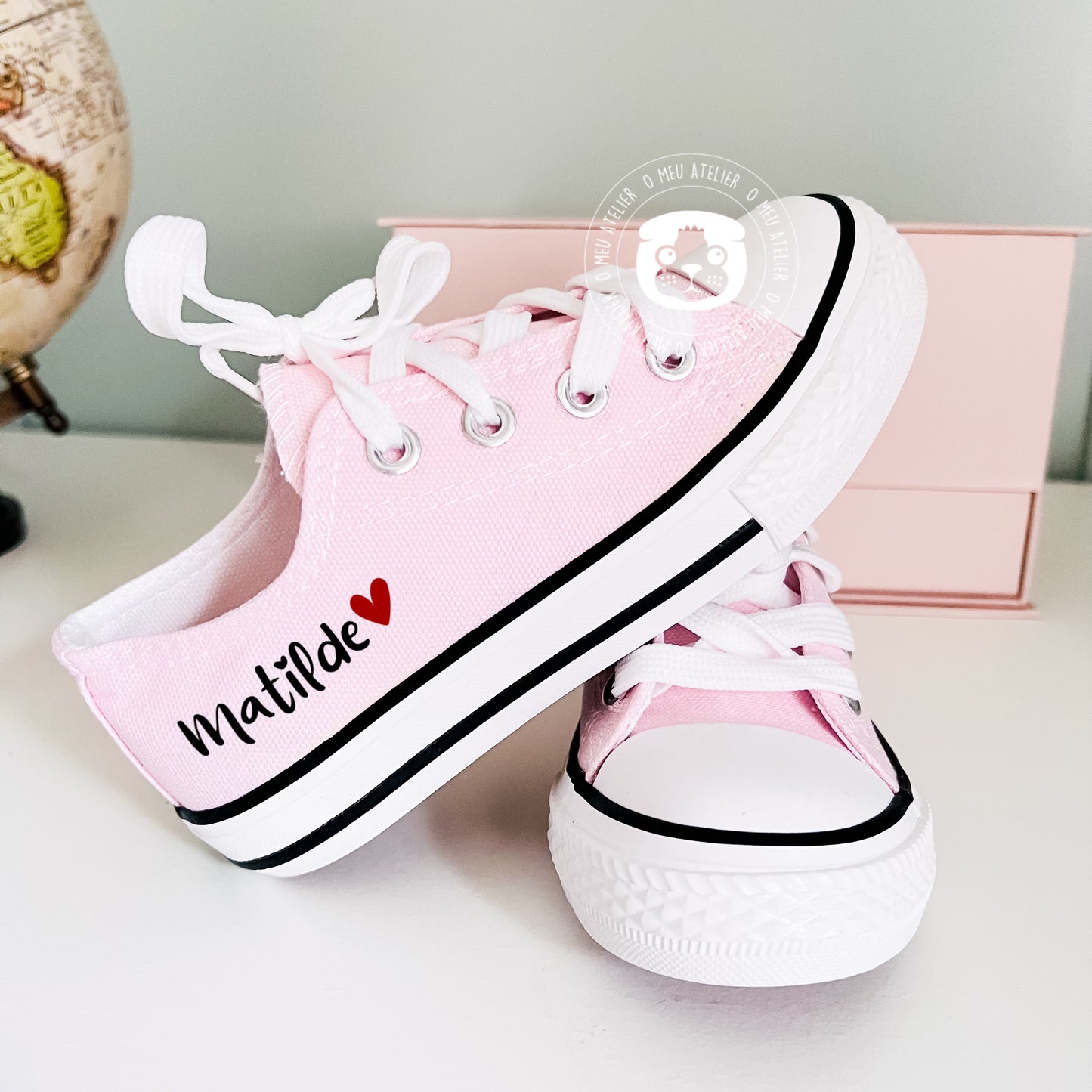 Sapatilhas Personalizadas – Estilo Clássico de Cano Baixo