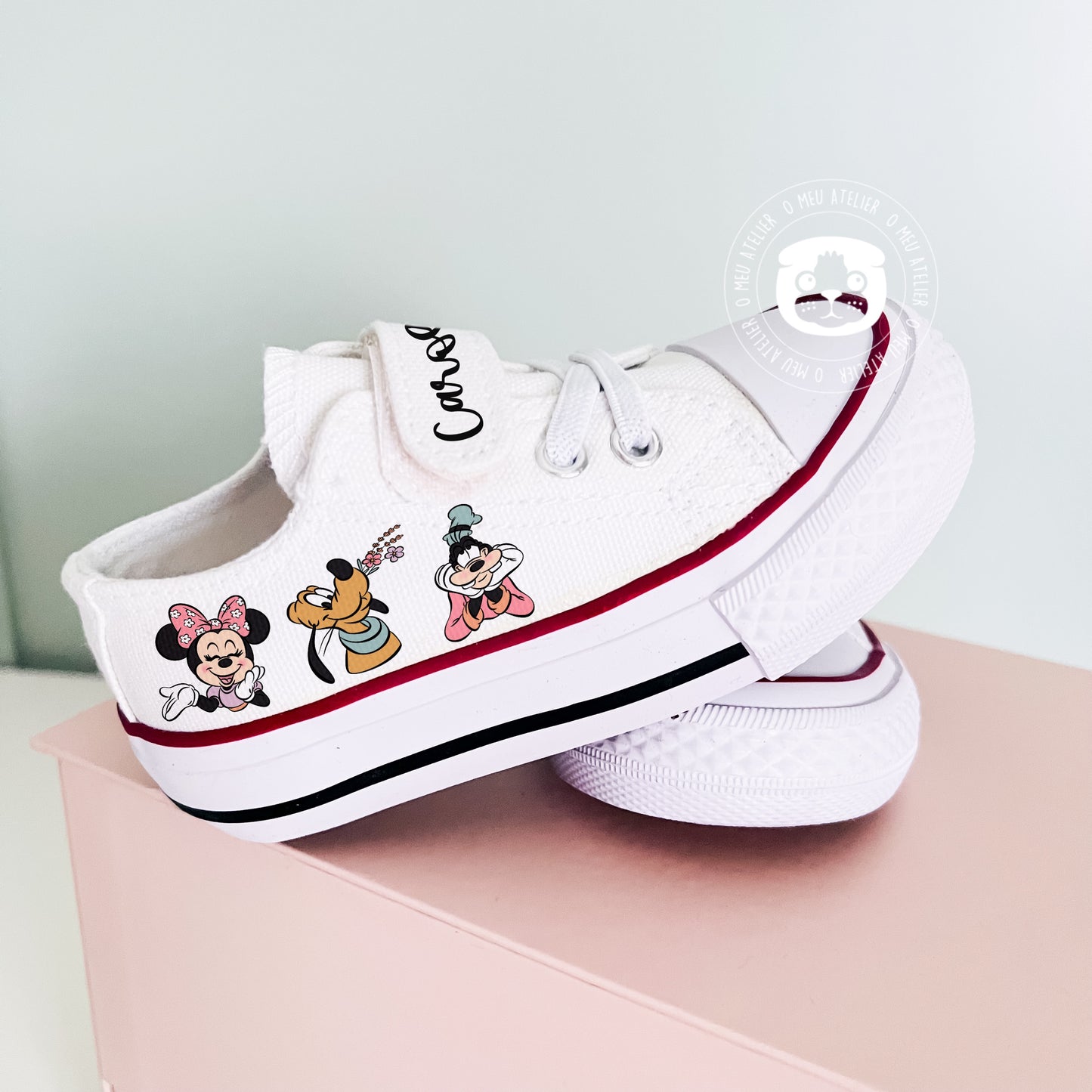 Sapatilhas Personalizadas – Estilo Clássico de Cano Baixo